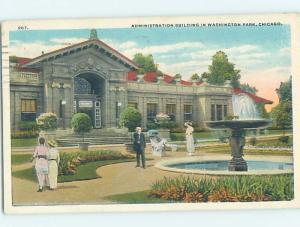W-Border WASHINGTON PARK ADMIN BUILDING Chicago Illinois IL H6563