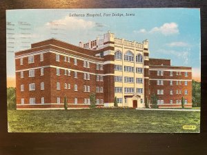 Vintage Postcard 1940 Lutheran Hospital Fort Dodge Iowa (IA)