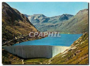 Postcard Modern Lukmanier Pass Dam 1920 S Maria und Strassengallerie