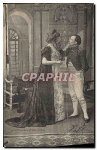 Postcard Old Traveux Apuroche of Napoleon 1st