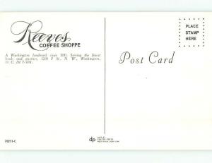 Pre-1980 RESTAURANT SCENE Washington DC G8094