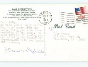 Pre-1980 CAMP SCENE Ossipee New Hampshire NH c3769