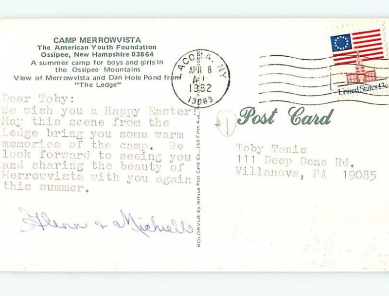 Pre-1980 CAMP SCENE Ossipee New Hampshire NH c3769