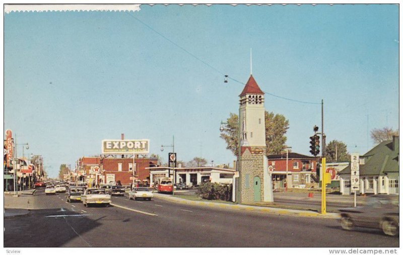 La Rue Fusey, Centre Commercial, Texaco Gas Station, Store Fronts, Cap-De-La-...