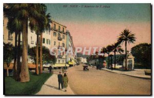 Old Postcard Nice Avenue Verdun