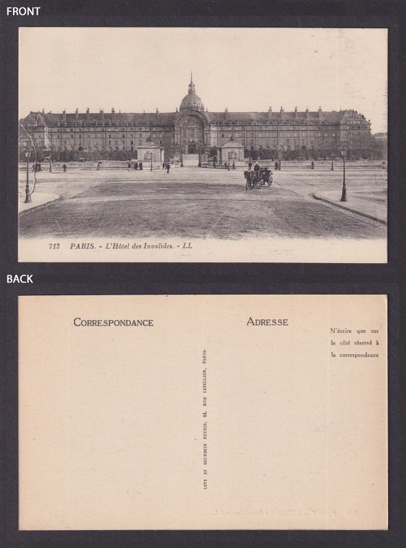 FRANCE, Postcard RPPC, Paris, Le Dôme des Invalides