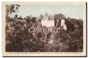 Old Postcard surroundings St Sulpice Leaves Haute Vienne Le Chateau Las Croux...