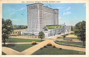 Michigan Central Station Located Near Michigan Avenue Detroit MI 