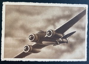 Mint Italy Real Picture Postcard Military Aviation Our Bomber In War Flight