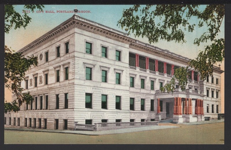 Oregon PORTLAND City Hall Pub by Edw. H. Mitchell - DB