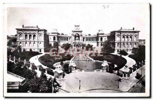 Old Postcard Marseille Le Palais Longchamp