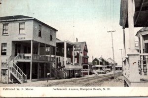 New Hampshire Hampton Beach Portsmouth Avenue 1922