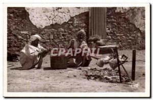 Algeria Old Postcard Scenes and the kinds merchpui An outdoor Mechoui