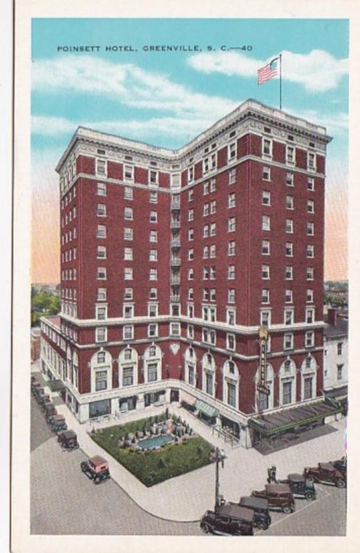 South Carolina Greenville Poinsett Hotel