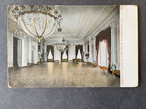 Executive Mansion East Room Washington DC Litho Postcard H2198081511