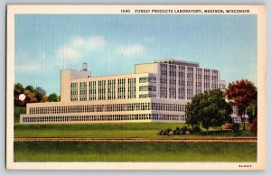 Madison Wisconsin~Forest Products Laboratory Bldg Exterior View~Vintage Linen PC