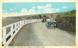 Idaho Lewiston The Summit Lewiston Hill autos Andrews Postcard 22-5640