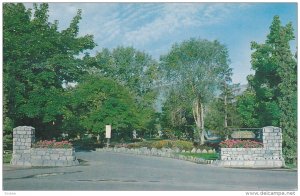 Entrance to City Park,KELOWNA, British Columbia, 40-60´s