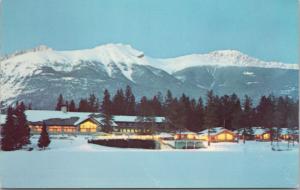 Jasper Park Lodge AB Alberta Winter Four Season Resort Hotel Unused Postcard D38