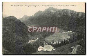 Old postcard Shadowdale panomarique view of the Grande Chartreuse of the Hosp...