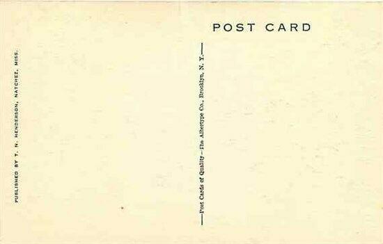 MS, Natchez, Mississippi, Melrose, Albertype