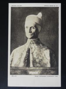 Bellini DOGE LEONARDO LOREDAND - Old Postcard National Gallery by B. Mathews