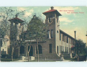 Pre-Chrome SCHOOL SCENE San Antonio Texas TX AH0138