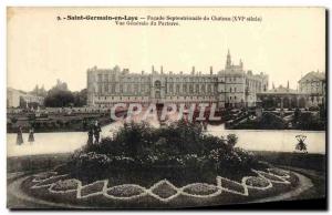 Postcard Old Saint Germain En Laye North Facade du Chateau General view of th...