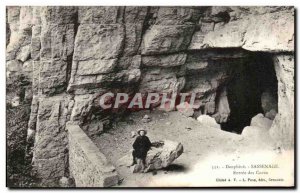 Old Postcard Dauphine Sassenage Entree Des Tanks