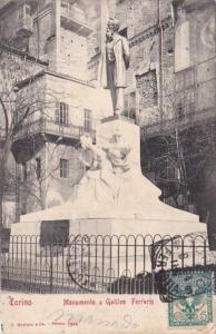 Italy Torino Monumento a Galileo Ferraris 1904