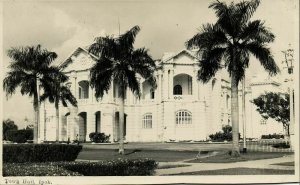 malay malaysia, PERAK IPOH, Town Hall (1940s) RPPC Postcard