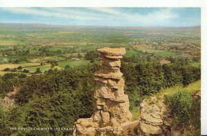 Gloucestershire Postcard - The Devil's Chimney, Leckhampton, Cheltenham - 19974A