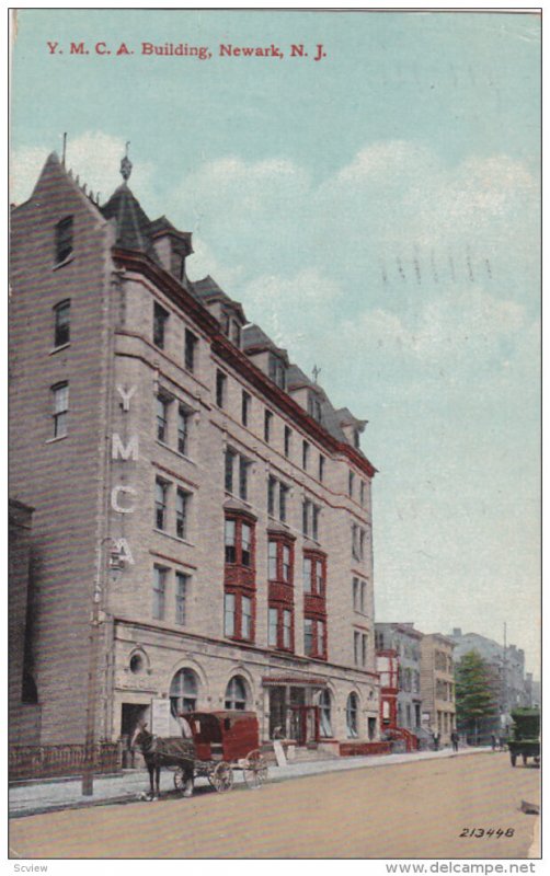 NEWARK, New Jersey; Y. M. C. A. Building, PU-1911