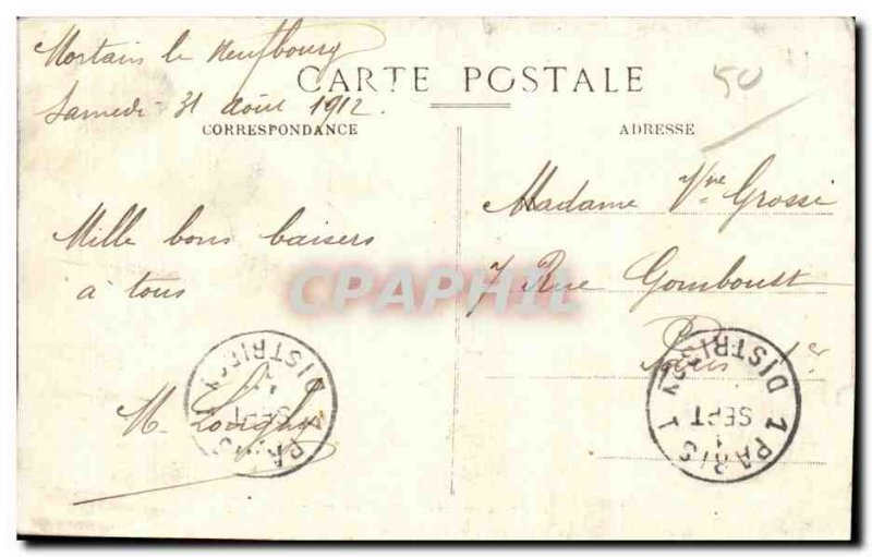 Old Postcard Mortain The cance undergrowth