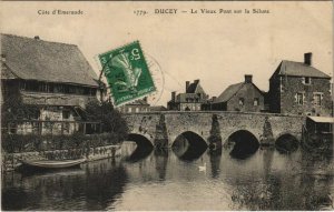 CPA Cote d'Emerade DUCEY Le Vieux Pont sur la Selune (152975)