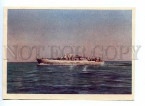 496611  ship Alupka line Alushta advertising Ministry Navy ed. 40000