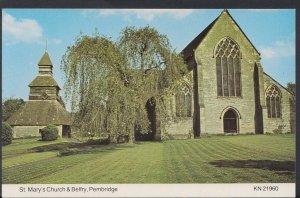 Herefordshire Postcard - St Mary's Church & Belfry, Pembridge   RS6467