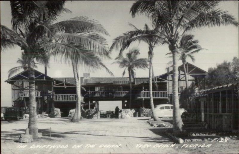 Vero Beach FL Driftwood Resort Real Photo Postcard