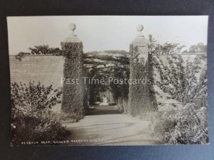 Norfolk SANDRINGHAM Pergola Kitchen Garden Old RP Postcard by Ralph Dersingham