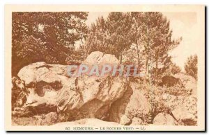 Old Postcard Nemours Green Rock
