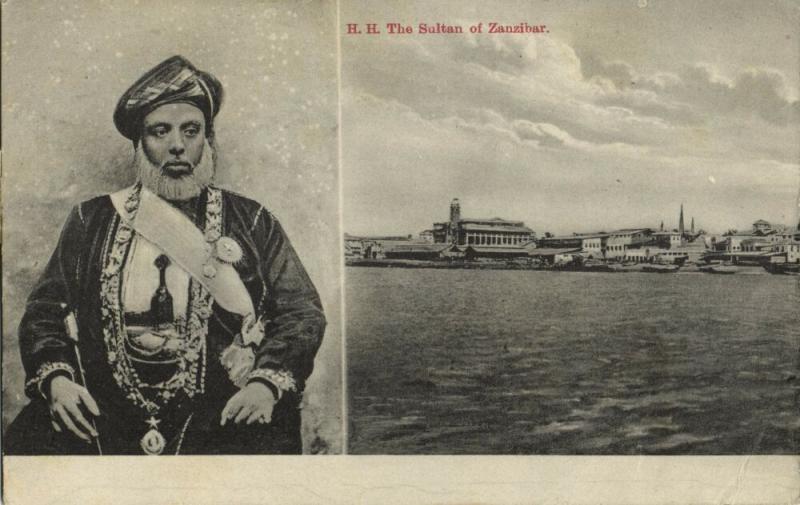 tanzania, ZANZIBAR, Sultan Hamoud bin Mohammed (1909) Stamp Postcard