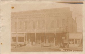 J48/ Ely Iowa RPPC Postcard c1910 Opera House Block Building  239