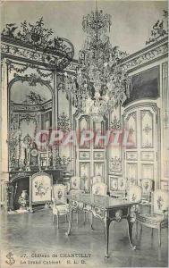 Old Postcard Chateau de Chantilly Grand Cabinet