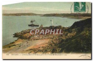 Old postcard Dinard The Mouth of the Rance taking the Pointe du Reel