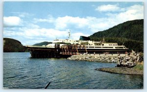 SOUTHEASTERN ALASKA ~ 3 FERRIES ~ M.V MALASPINA, TAKU, MATANUSKA c1960s Postcard