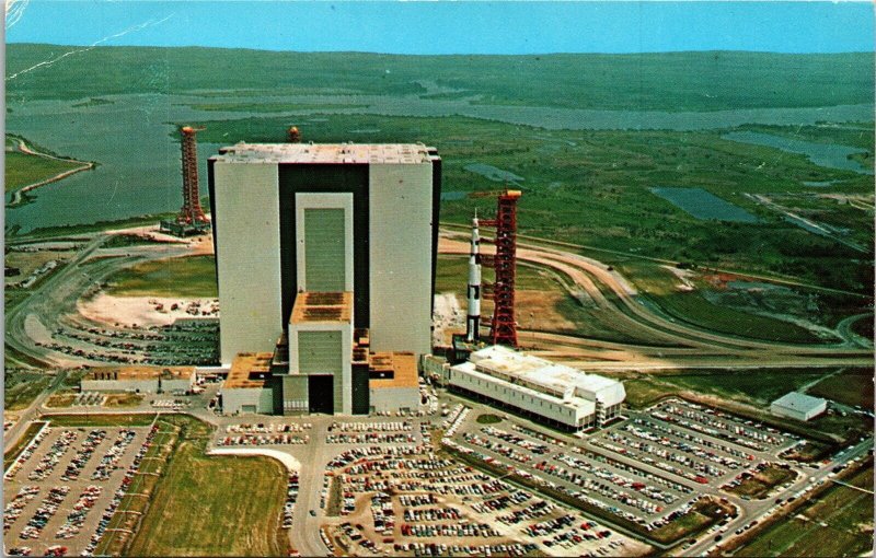 John F Kennedy Space Center NASA Aerial View Postcard UNP VTG Koppel Unused