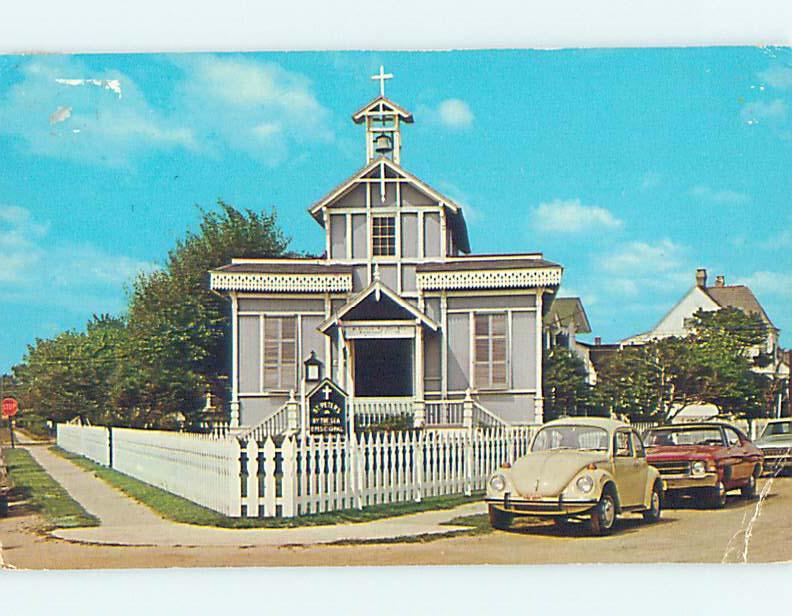 Bent Corner Pre-1980 CHURCH SCENE Cape May New Jersey NJ L5387