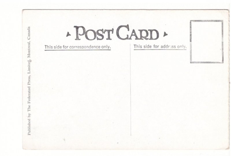 Split Rock Rapids St Lawrence River, Ontario Vintage Postcard