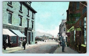 ILKLEY, West Yorkshire, UNITED KINGDOM  STREET SCENE 1908 Postcard