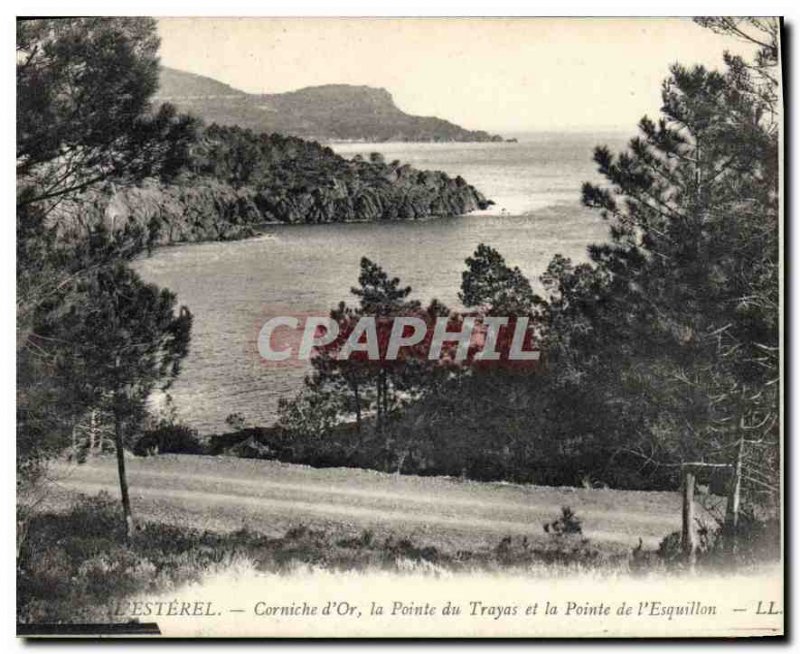 Old Postcard L'Esterel Corniche d'Or